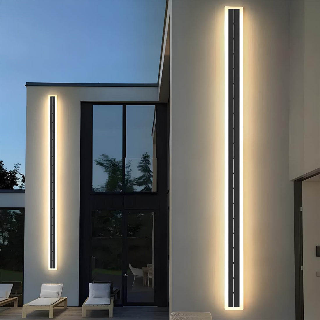 Solar Waterproof Outdoor LED Strip Porch Light Exterior Wall Lights - Flyachilles