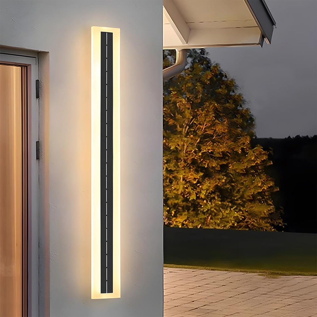 Solar Waterproof Outdoor LED Strip Porch Light Exterior Wall Lights - Flyachilles
