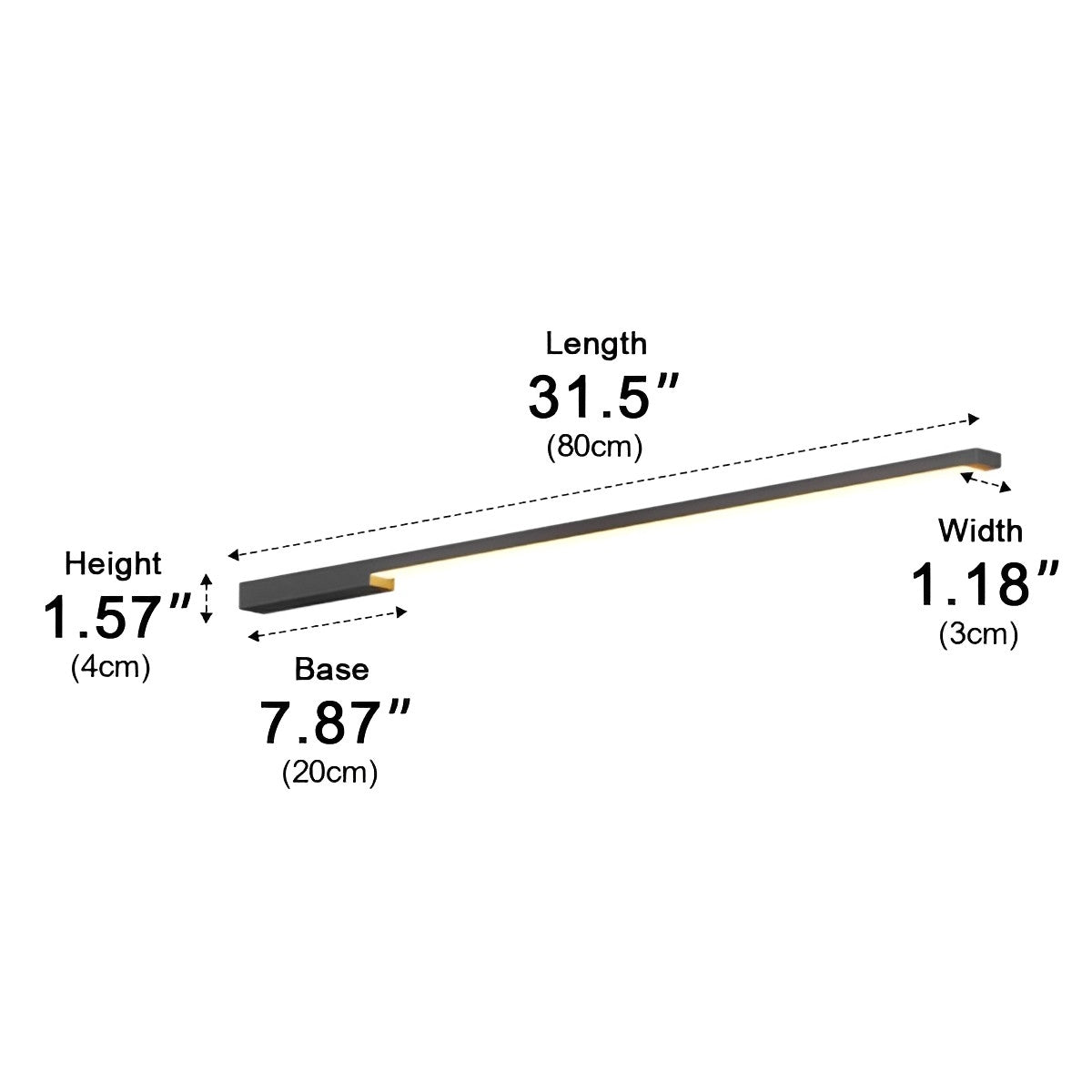 Solar Waterproof Outdoor Long Light Strip LED Exterior Wall Lights - Flyachilles