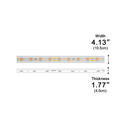 Solar Waterproof Outdoor Recessed LED Linear Light DIY 33ft - Flyachilles