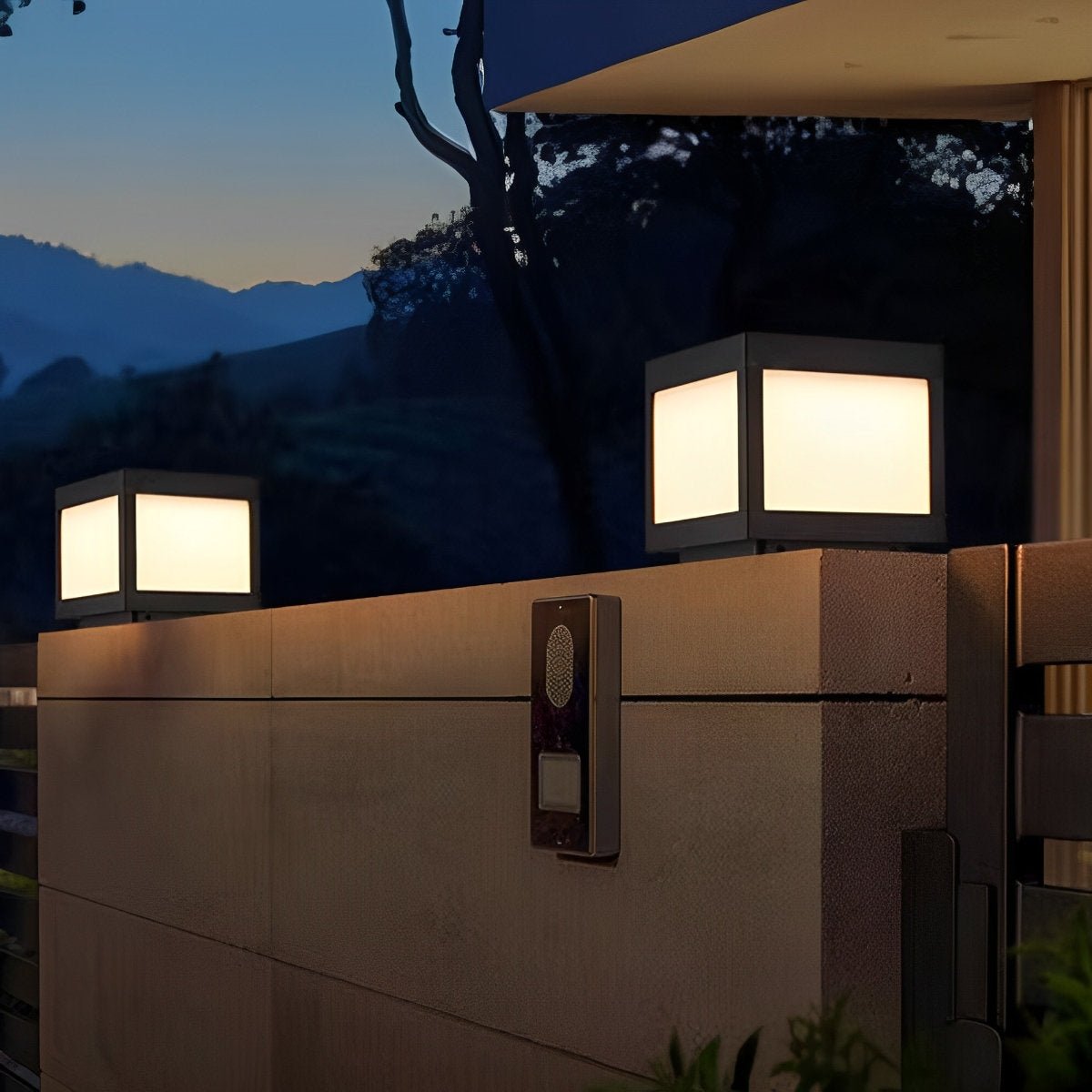 Solar Waterproof Post Cap Aluminum Column Pedestal Light - Flyachilles