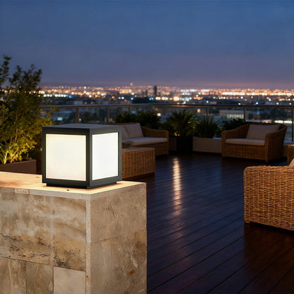 Solar Waterproof Post Cap Aluminum Column Pedestal Light - Flyachilles