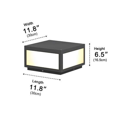 Solar Waterproof Post Cap Aluminum Column Pedestal Light - Flyachilles