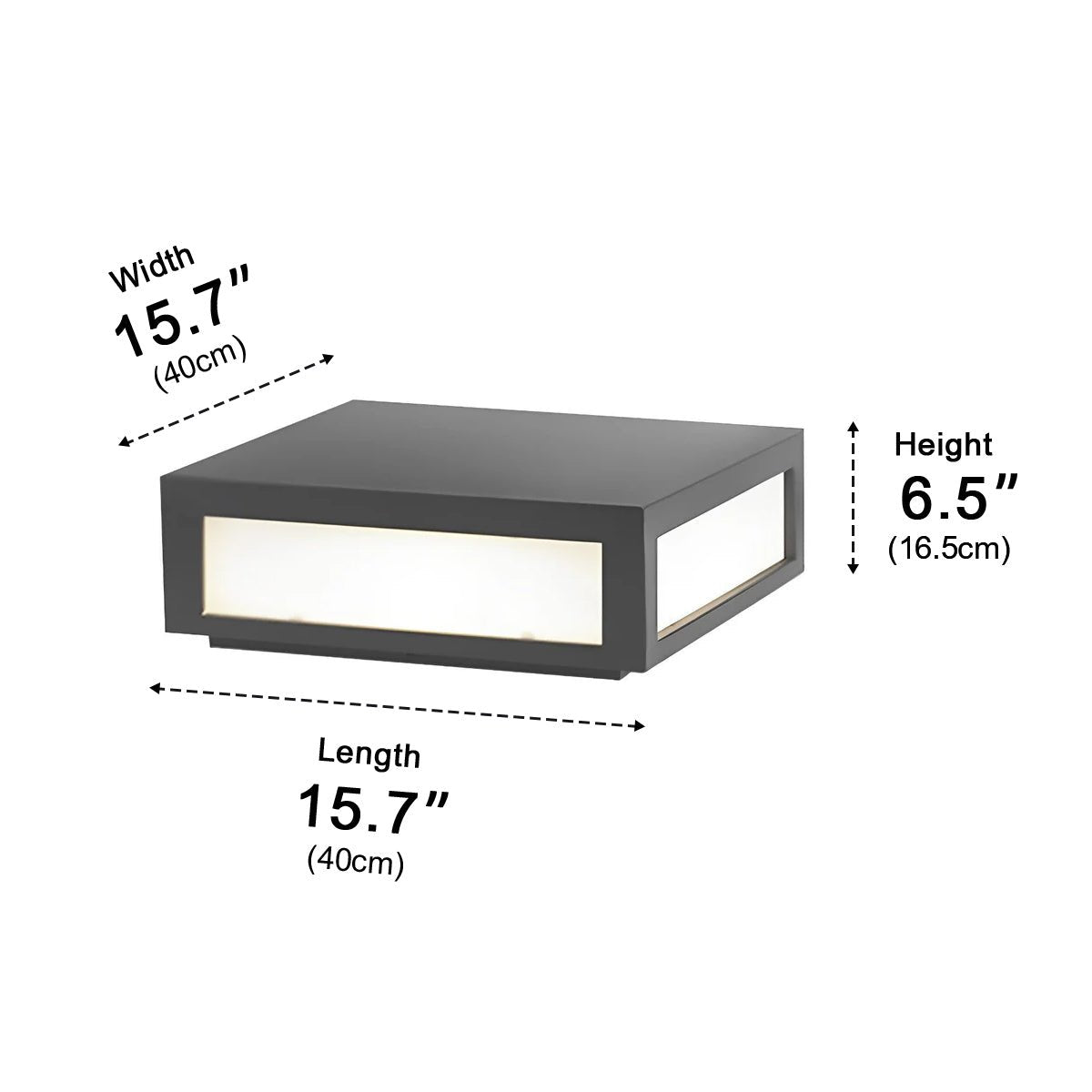Solar Waterproof Post Cap Aluminum Column Pedestal Light - Flyachilles