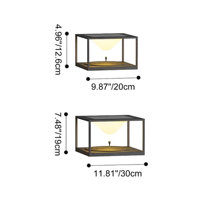 Solar Waterproof Square Dripping LED Outdoor Post Lights - Flyachilles