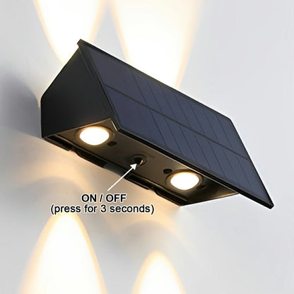 Solar Waterproof Up and Down LED Outdoor Wall Sconces - Flyachilles