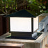 Square LED Waterproof Solar Fence Post Cap Lights Column Lamp - Flyachilles