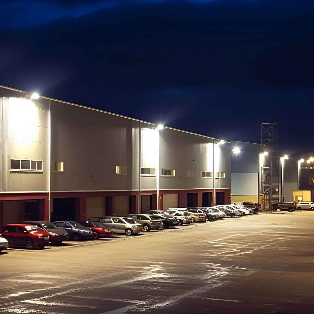 Square Outdoor Waterproof Super Bright LED Flood Lights Garage Stadium Light - Flyachilles