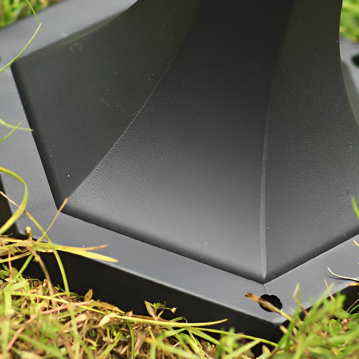 Square Waterproof Aluminum Black Retro Outdoor Lawn Lights - Flyachilles