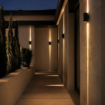 Square Waterproof Outdoor Up and Down LED Spot Lights Exterior Wall Washer Light - Flyachilles