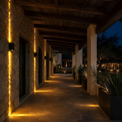 Square Waterproof Outdoor Up and Down LED Spot Lights Exterior Wall Washer Light - Flyachilles