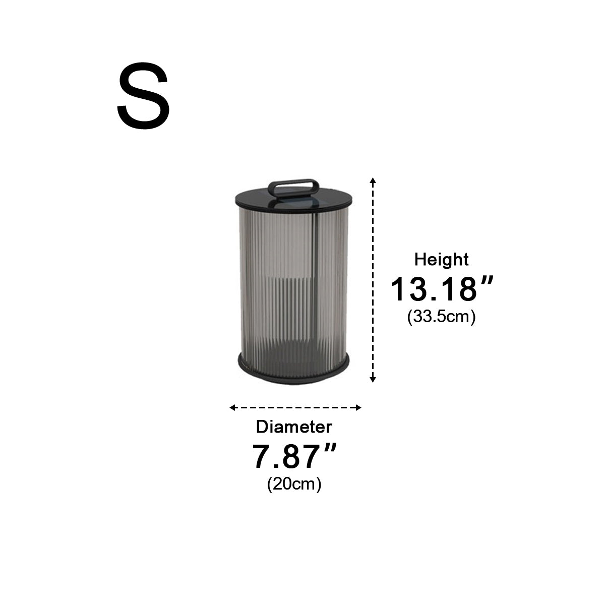 Striped Glass Cylindrical Waterproof Portable Solar Lanterns - Flyachilles