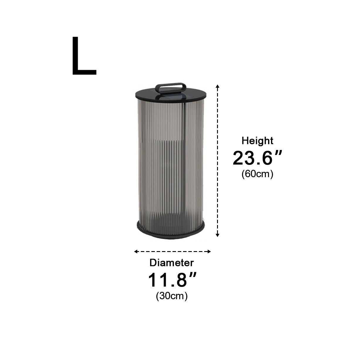Striped Glass Cylindrical Waterproof Portable Solar Lanterns - Flyachilles