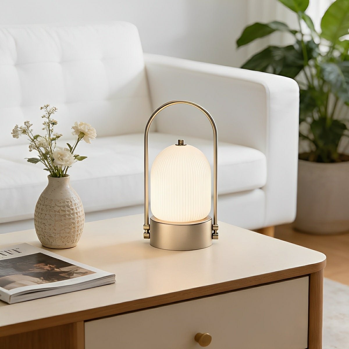 Touch Sensitive LED Dimmable Table Lamp Rechargeable - Flyachilles