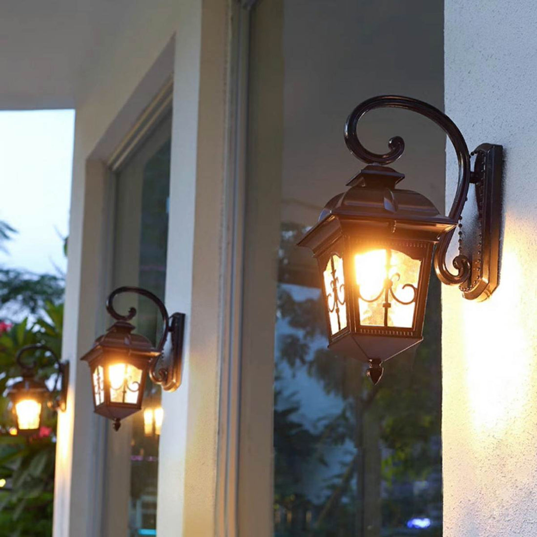 Tower of Sparks Antique Waterproof European LED Glass Outdoor Lights - Flyachilles