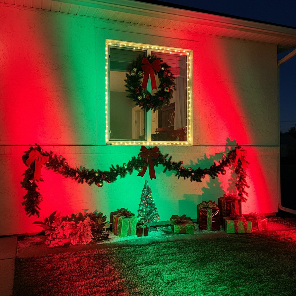 Tunable Outdoor Waterproof RGB LED Spot Light Landscape Tree Lighting With Remote Control - Flyachilles