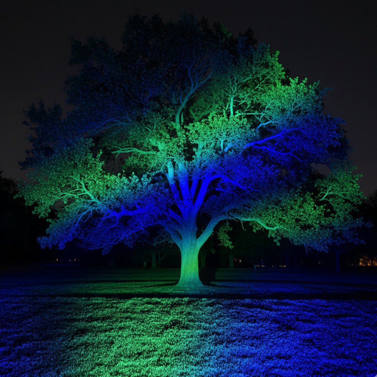 Tunable Outdoor Waterproof RGB LED Spot Light Landscape Tree Lighting With Remote Control - Flyachilles