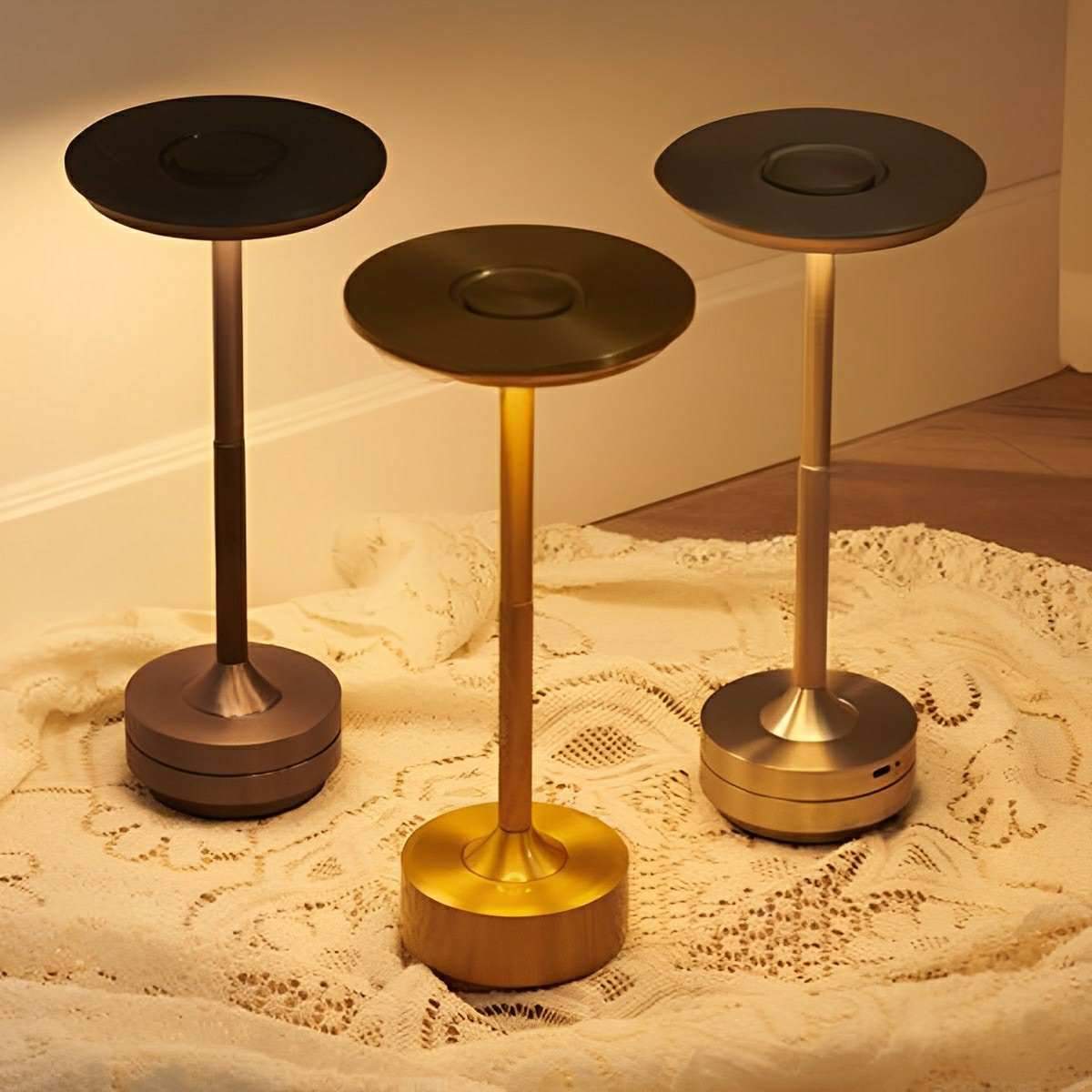 USB Dimmable Dish LED Table Lamp - Flyachilles