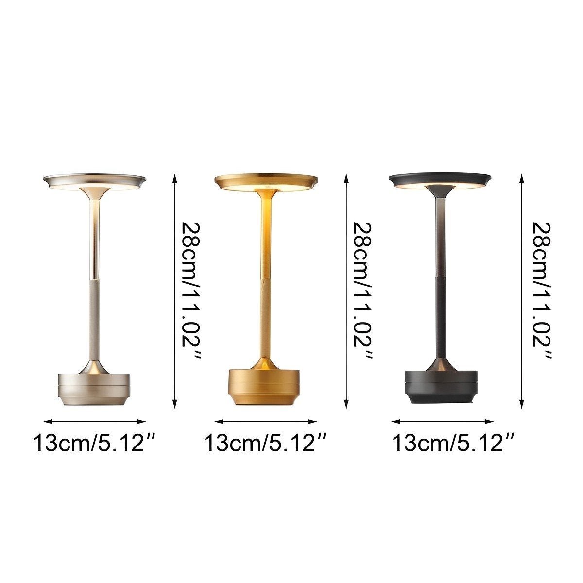 USB Dimmable Dish LED Table Lamp - Flyachilles