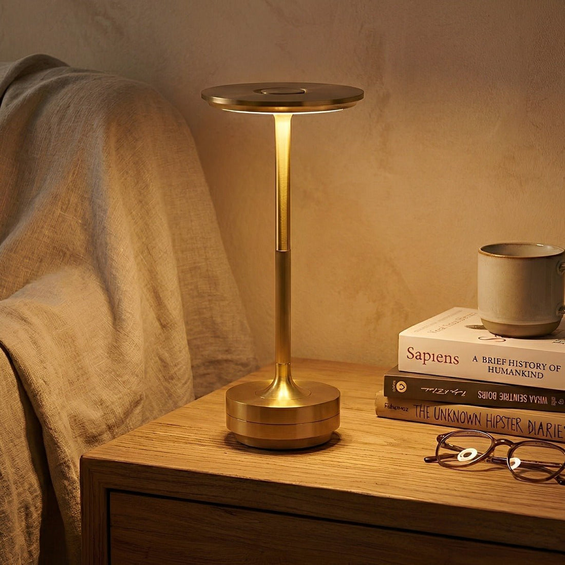 USB Dimmable Dish LED Table Lamp - Flyachilles