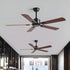 Vintage 6 - speed Reverse Frequency Ceiling Fan 5 Blades - Flyachilles
