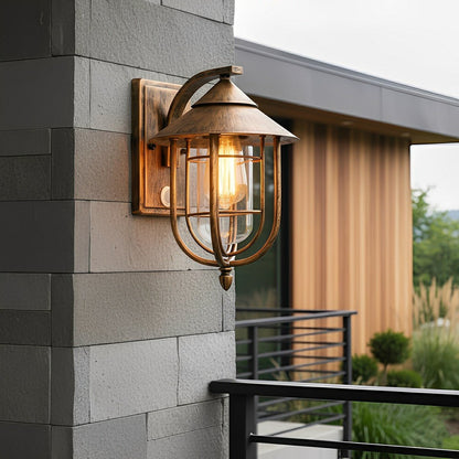 Vintage Classic Waterproof Birdcage Outdoor LED Porch Wall Lights - Flyachilles