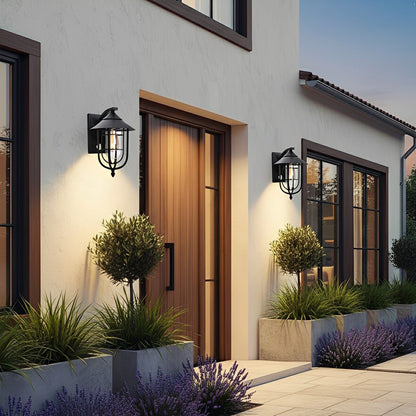 Vintage Classic Waterproof Birdcage Outdoor LED Porch Wall Lights - Flyachilles