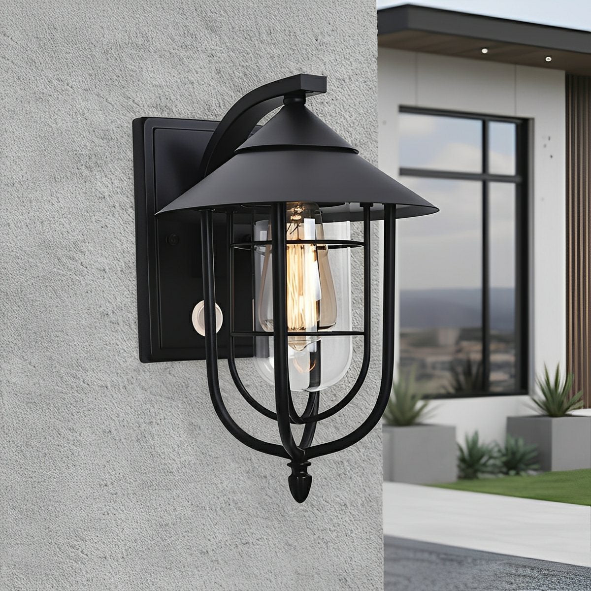 Vintage Classic Waterproof Birdcage Outdoor LED Porch Wall Lights - Flyachilles
