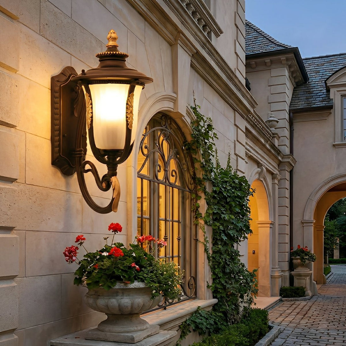 Vintage Classic Waterproof Outdoor LED Porch Light Exterior Wall Lights - Flyachilles