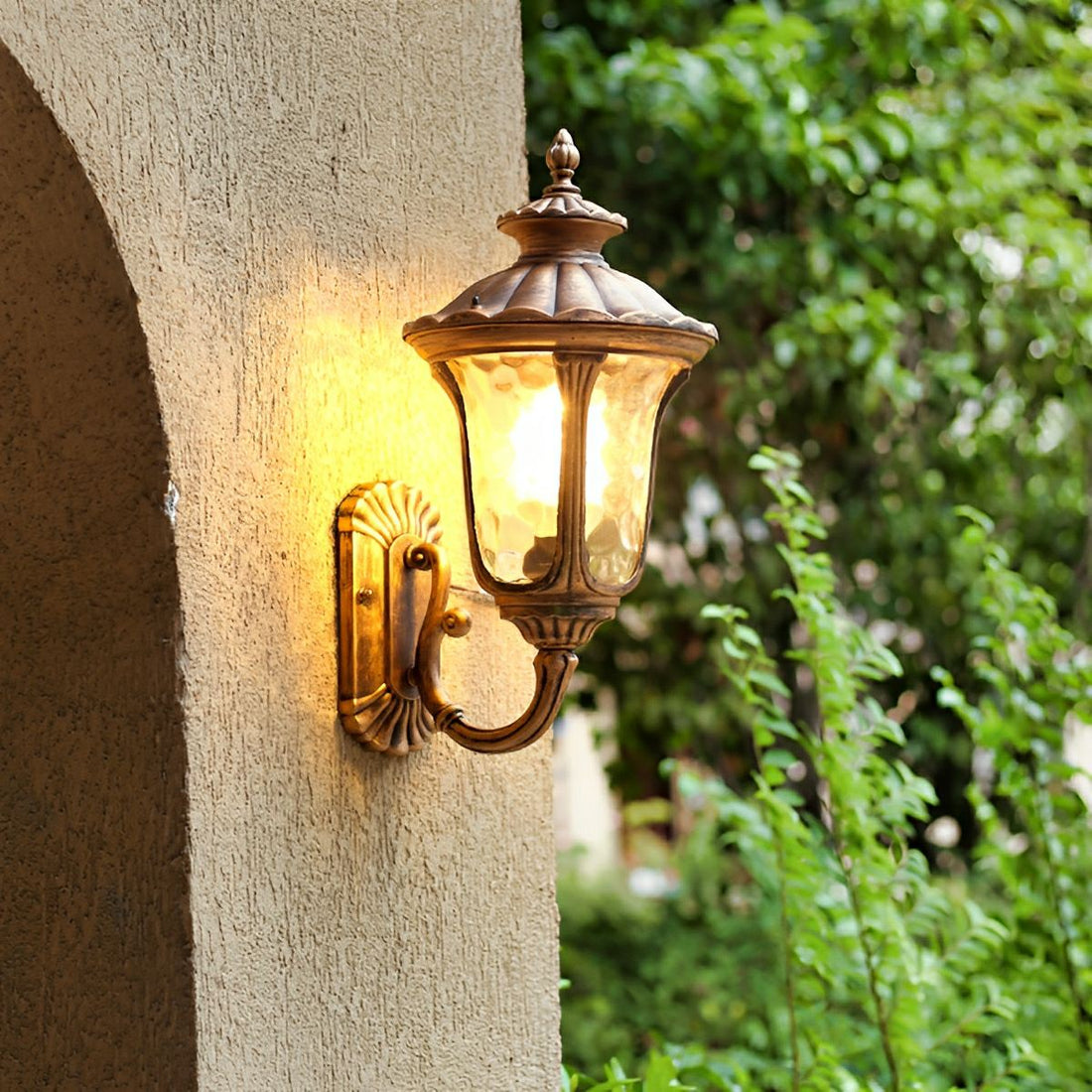 Vintage Dome Waterproof Outdoor LED Porch Light Exterior Wall Lights - Flyachilles