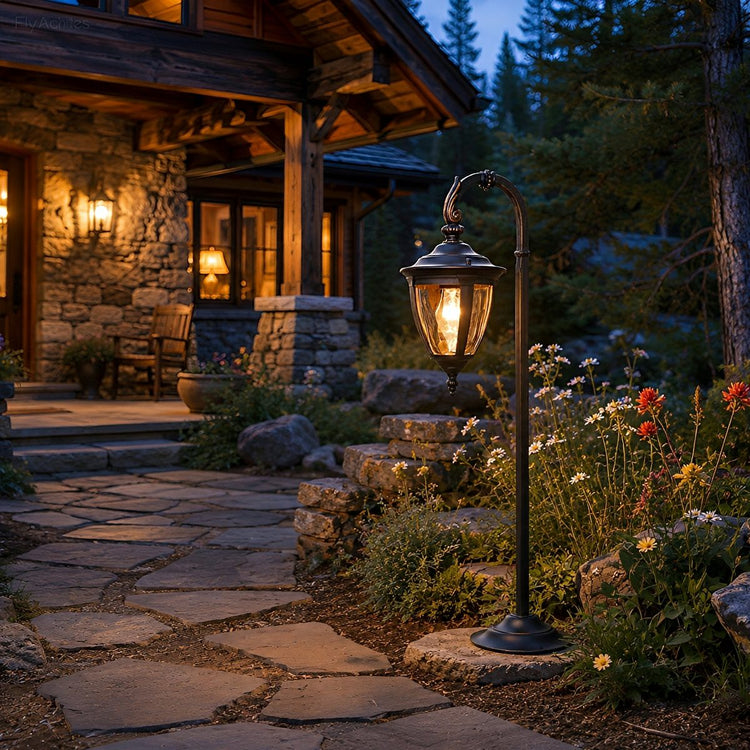 Vintage European Outdoor Path Light LED Lantern - Flyachilles