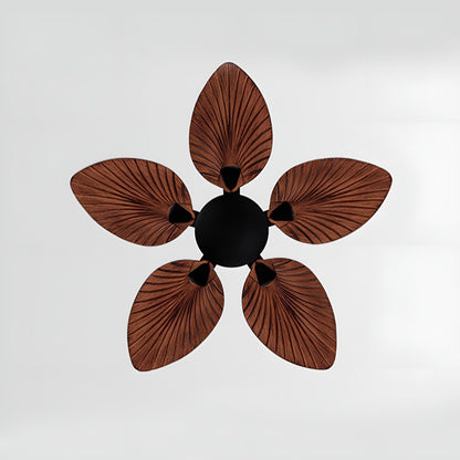 Vintage Imitation Palm Leaf 6 - speed Reverse Frequency Ceiling Fan - Flyachilles
