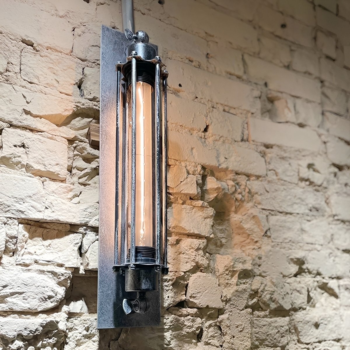 Vintage Industrial Iron Art LED Wall Sconces - Flyachilles