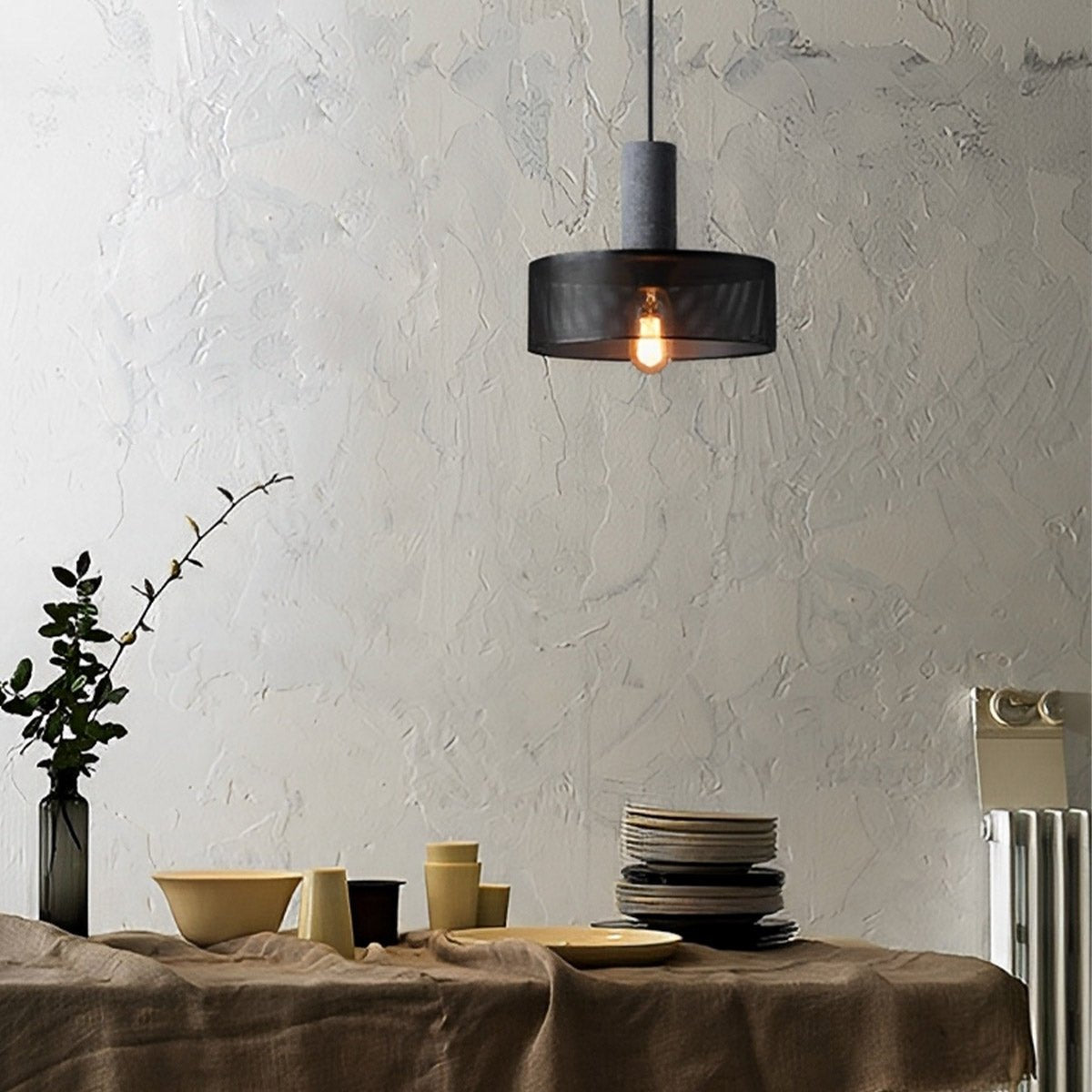 Vintage Minimalist Industrial Iron Mesh Bar LED Pendant Lights - Flyachilles