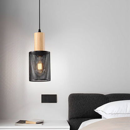 Vintage Minimalist Industrial Iron Mesh Bar LED Pendant Lights - Flyachilles