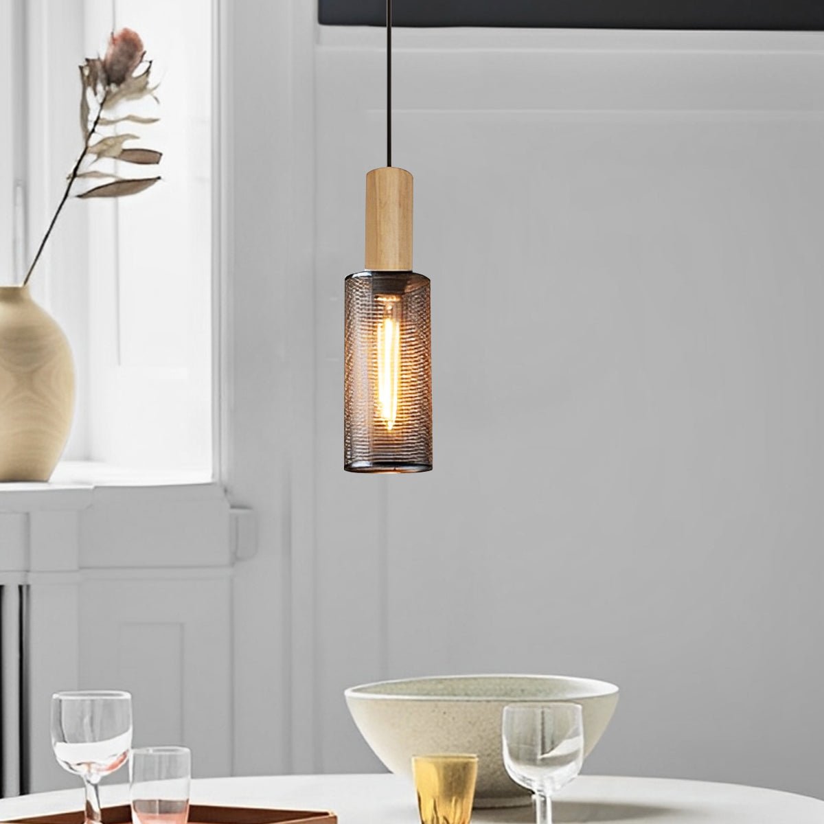 Vintage Minimalist Industrial Iron Mesh Bar LED Pendant Lights - Flyachilles