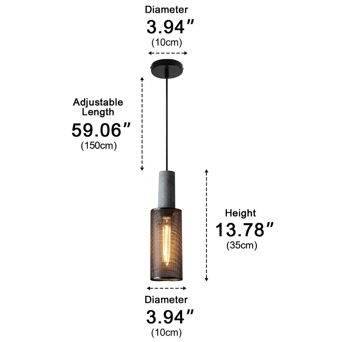 Vintage Minimalist Industrial Iron Mesh Bar LED Pendant Lights - Flyachilles