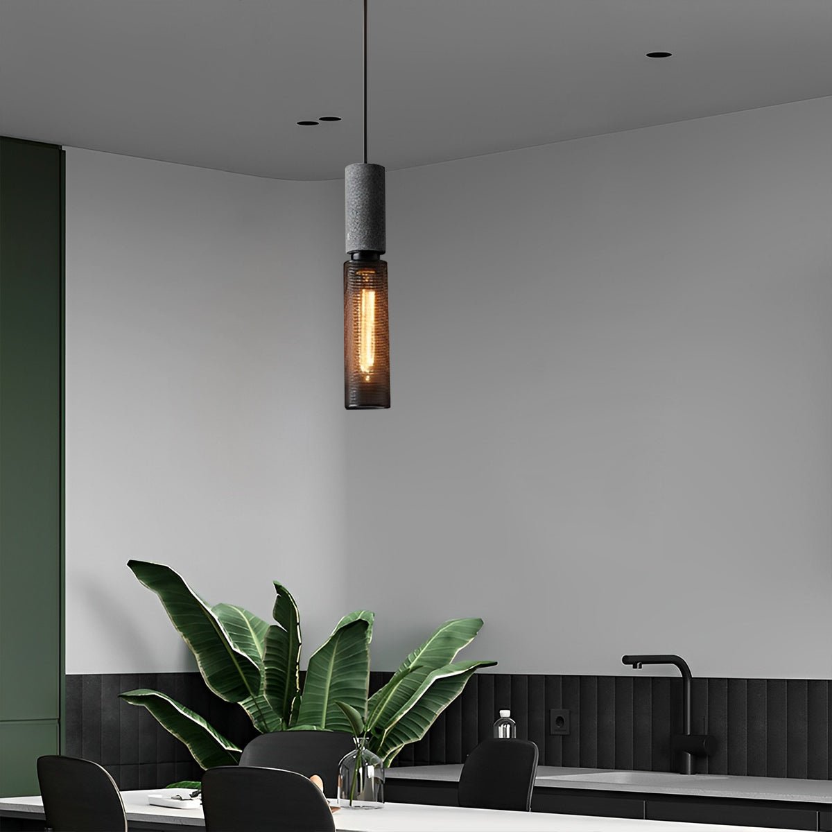 Vintage Minimalist Industrial Iron Mesh Bar LED Pendant Lights - Flyachilles