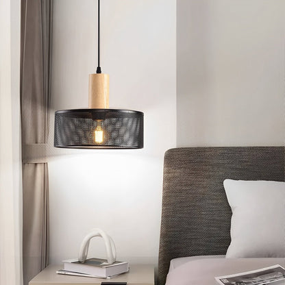 Vintage Minimalist Industrial Iron Mesh Bar LED Pendant Lights - Flyachilles