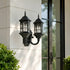 Vintage Rustic Castle Double Head Waterproof Outdoor LED Porch Wall Lights - Flyachilles