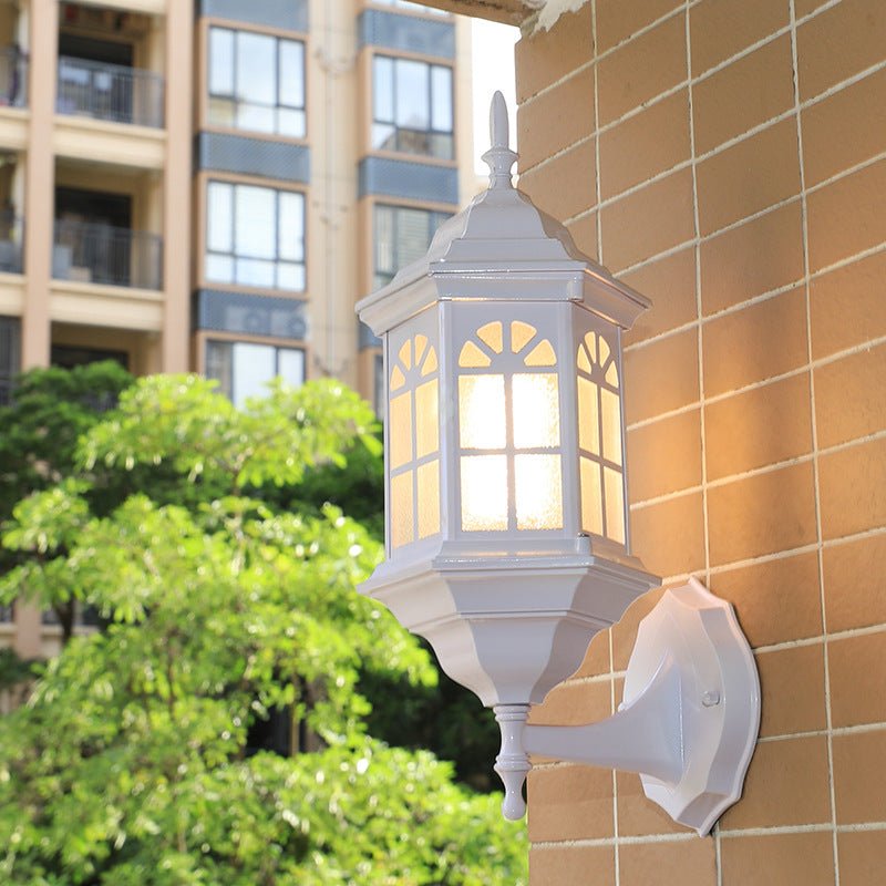 Vintage Rustic Castle Waterproof Outdoor LED Porch Light Wall Lights - Flyachilles