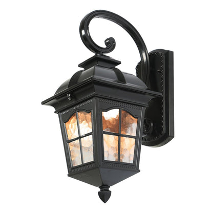 Vintage Rustic Cross Waterproof Outdoor LED Lantern Porch Wall Lights - Flyachilles