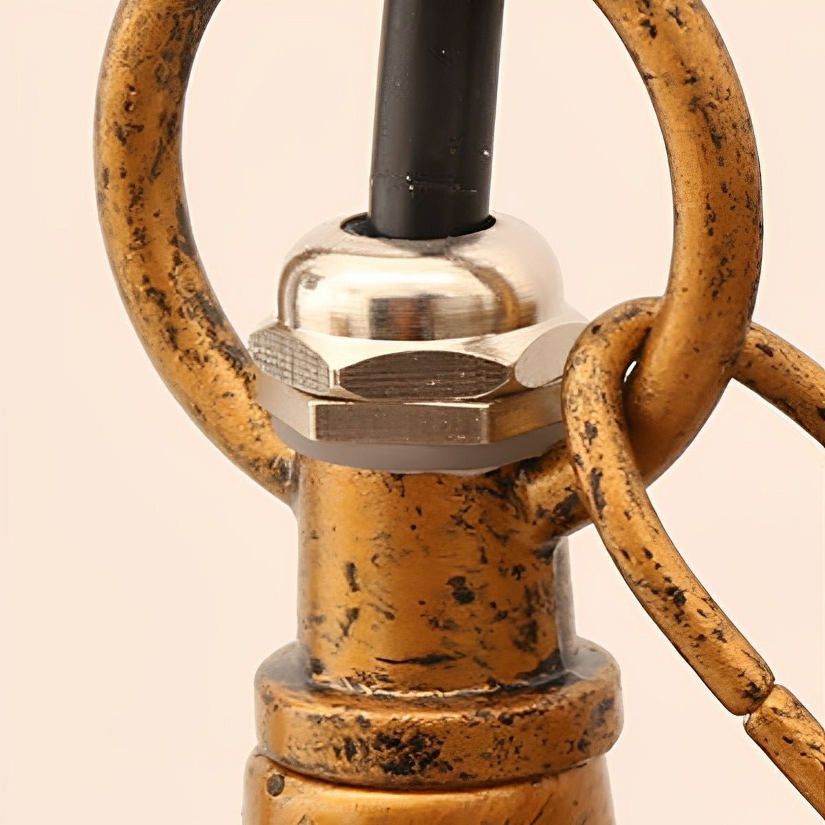 Vintage Rustic Gazebo Waterproof Outdoor LED Lantern Pendant Lights - Flyachilles