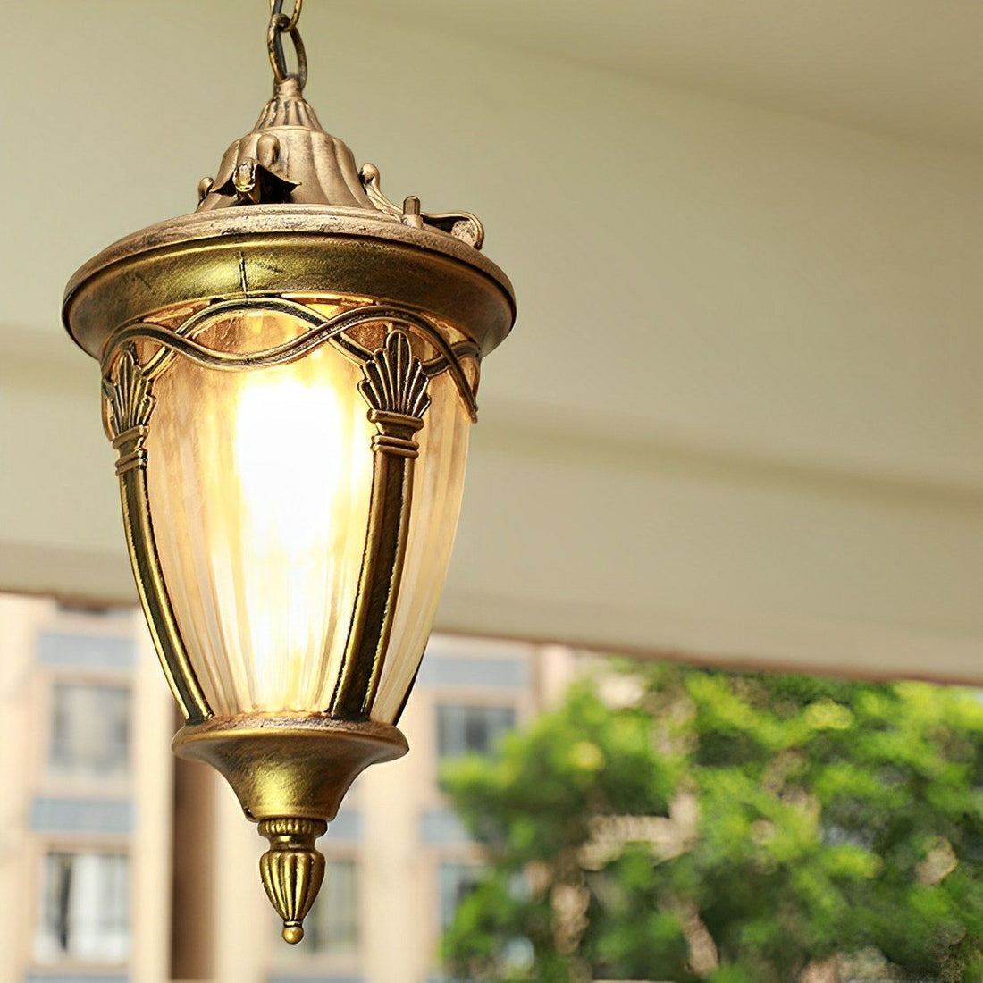 Vintage Rustic Waterproof Outdoor LED Lantern Pendant Lights - Flyachilles