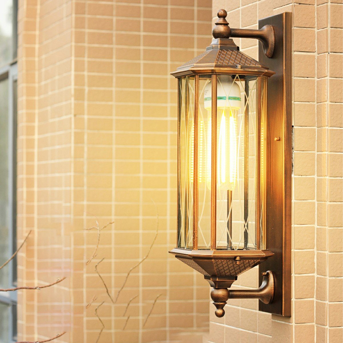 Vintage Rustic Waterproof Outdoor Porch Wall Lights - Flyachilles