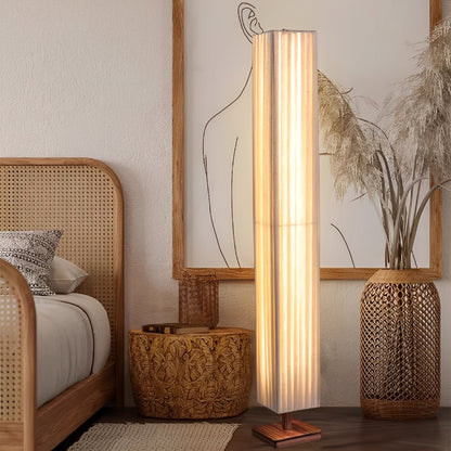 Vintage Square Column Plug In LED Floor Lamp - Flyachilles