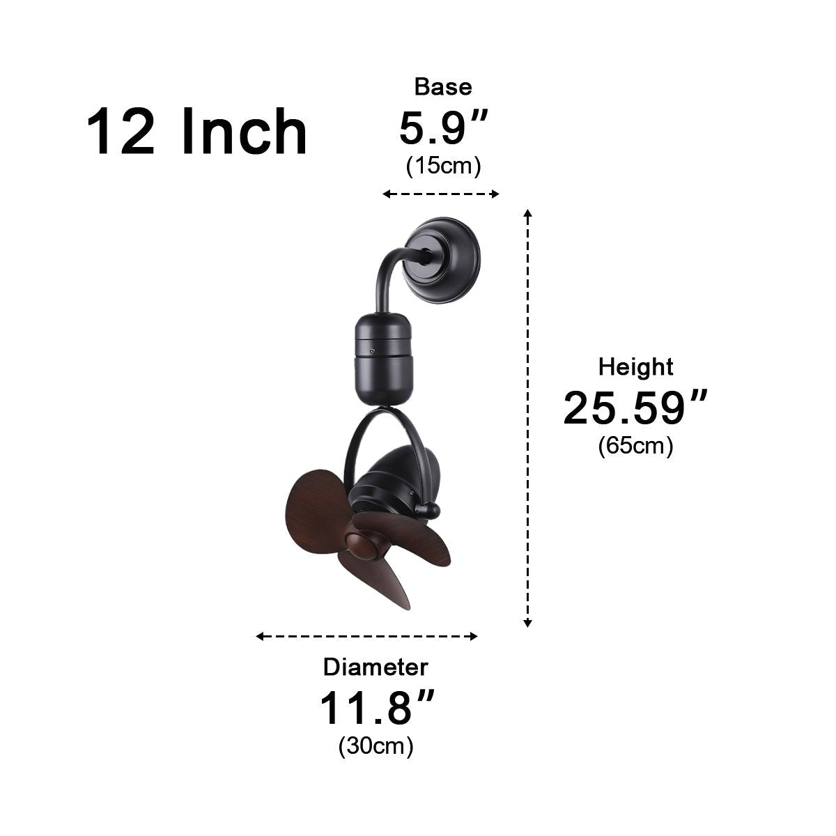 Vintage Swing Rotation 6 - Speed Ceiling Fan Wall fan - Flyachilles