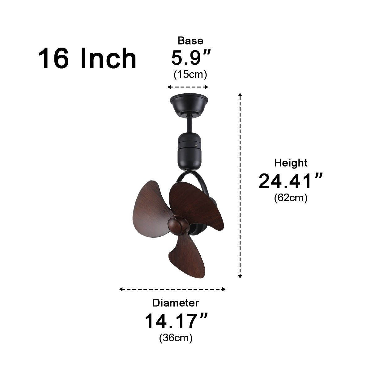 Vintage Swing Rotation 6 - Speed Ceiling Fan Wall fan - Flyachilles