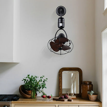 Vintage Swing Rotation 6 - Speed DC Motor Ceiling Fan Wall fan - Flyachilles