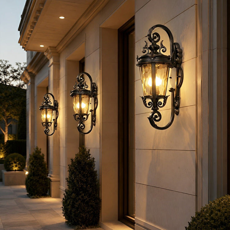 Vintage Waterproof Casa Marseille Outdoor LED Porch Light Exterior Wall Lights - Flyachilles